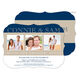 Navy Blissful Love Engagement Invitations Image 1 of 5